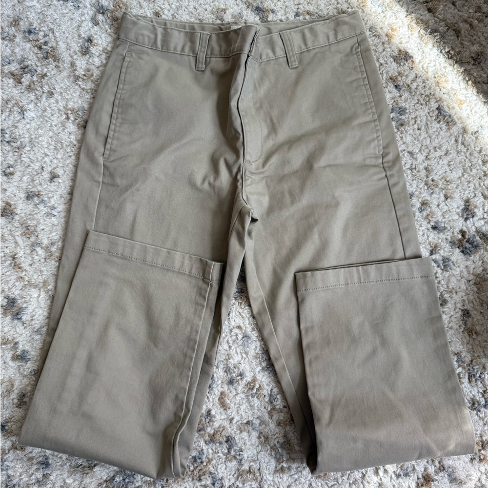 Boys Khaki School Uniform Pants